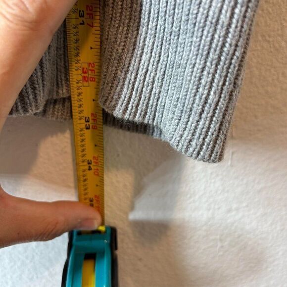 Michael Michael Kors Womens Cardigan Small Gray Open cable knit basic layer - Picture 8 of 10